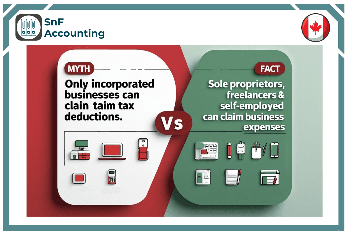 MYTH vs FACT: “Only Incorporated Businesses Can Claim Tax Deductions”